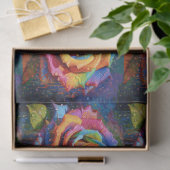 3d Beautiful Rainbow Rose Decoupage Seidenpapier (Geschenk)