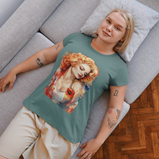 3D Beauty Girl T - Shirt
