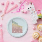 3D Beste Mama je Design Pappteller (Party)