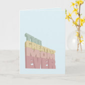 3D Beste Mama je Muttertag Karte (Gelbe Blume)