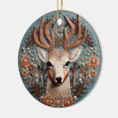 3D bestickte Schauspiellandschaft Keramik Ornament (Links)