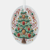 3D bestickte Weihnachtsschmuck (Vorderseite links)