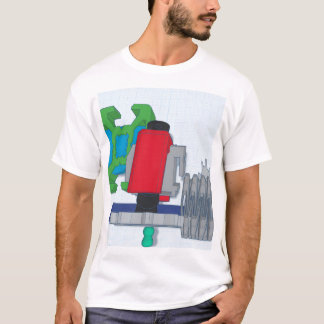 3D-Bildwirkung yeeeyyy bekomm bekomm es T-Shirt