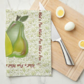 3D Birnen (Wasserflecken) Handtuch (Viertel Falte)