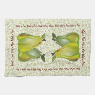 3D Birnen (Wasserflecken) Handtuch