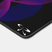 3D bis 2D Geometrische Zylinderring-Maus-Pad-Mat Schreibtischunterlage (Ecke)