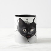 3D Black Cat Tasse 10 (Zentrum)