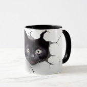 3D Black Cat Tasse 10 (VorderseiteRechts)