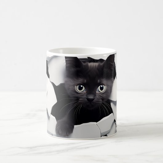 3D Black Verwandlungstasse (Mittel)