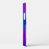 3d, blau-pink violett neon abstrakter Hintergrund, Case-Mate iPhone Hülle (Rückseite / Rechts)