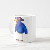 3d Blue Bird 3d Movie Kaffeetasse (Vorderseite Links)