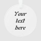 3d Blue Christmas Trees Ornament (Rückseite)