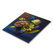 3D-Blume Fliese (Seite)