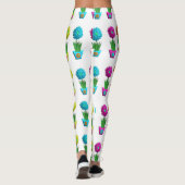 3D-Blume in Pots Leggings (Rückseite)