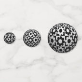 3D-Blume-Power-Balls Konfetti (Vorderseiten)