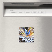 3D Blume und Schmetterling Magnet (In Situ (Geschirrspüler))