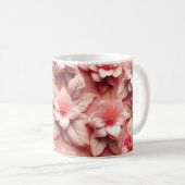 3D-Blumen Kaffeetasse (VorderseiteRechts)