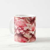 3D-Blumen Kaffeetasse (Vorderseite Links)