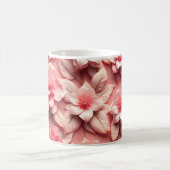 3D-Blumen Kaffeetasse (Mittel)