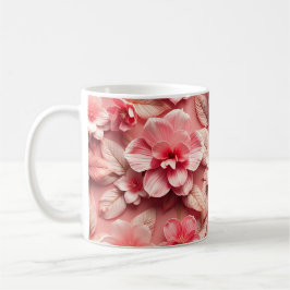 3D-Blumen Kaffeetasse