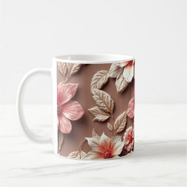 3D-Blumen Kaffeetasse