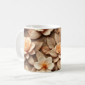 3D-Blumen Kaffeetasse (Vorderseite Links)