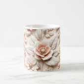 3D-Blumen Kaffeetasse (Mittel)