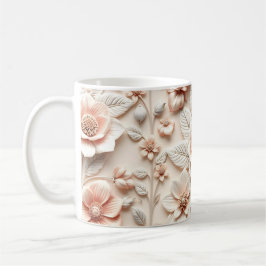 3D-Blumen Kaffeetasse