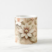 3D-Blumen Kaffeetasse (Mittel)