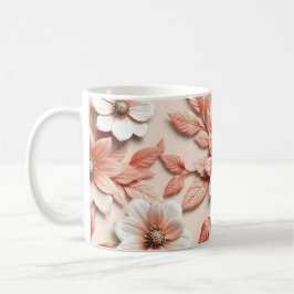 3D-Blumen Kaffeetasse