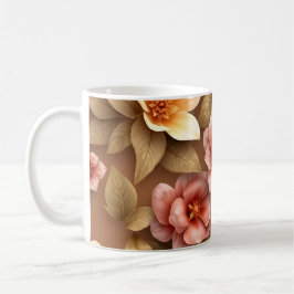 3D-Blumen Kaffeetasse