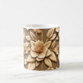 3D-Blumen Kaffeetasse (Mittel)