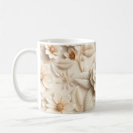 3D-Blumen Kaffeetasse