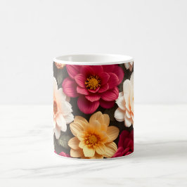 3D-Blumen Kaffeetasse
