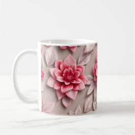3D-Blumen Kaffeetasse