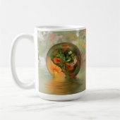 3D Blumen- u. MarmorTasse Kaffeetasse (Links)