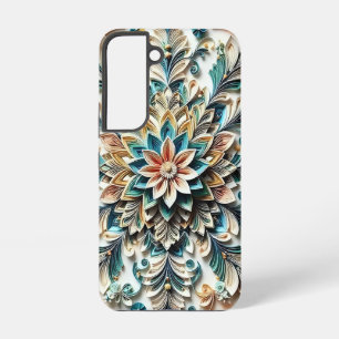 3D-Blumendesign Samsung Galaxy Hülle