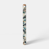 3D-Blumendesign Samsung Galaxy Hülle (Linke Seite)