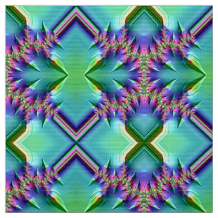 3D BRIGHT! ~ Green Lila Pink Aqua ~ Niedlich Stoff