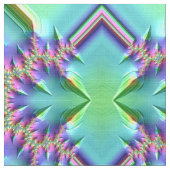 3D BRIGHT! ~ Green Lila Pink Aqua ~ Niedlich Stoff (Nahaufnahme)