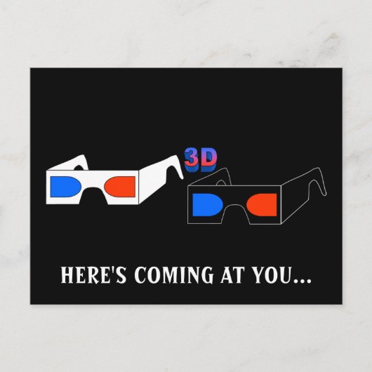 3D-Brille Postkarte (Vorderseite)