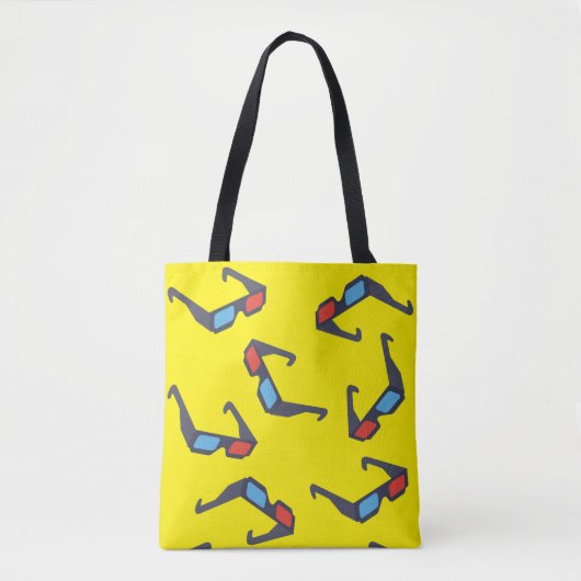 3D-Brillen-Muster Tasche (Vorderseite)