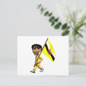3D Brunei Postkarte (Stehend Vorderseite)