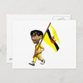 3D Brunei Postkarte (Vorne/Hinten)