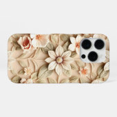 3D Bunte Blume iPhone Hülle (Rückseite (Horizontal))