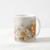 3D Butterfly Spring Garden Kaffeetasse (VorderseiteRechts)
