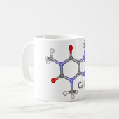 3D Caffiene Molekül-Tasse Kaffeetasse (Vorderseite Links)