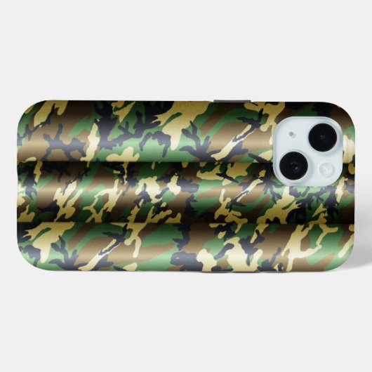 3D-Camouflage Case-Mate iPhone Hülle (Rückseite (Horizontal))
