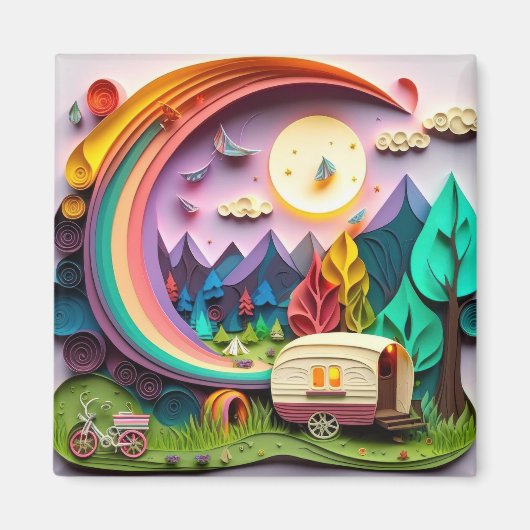 3D-Camping Magnet (Vorne)
