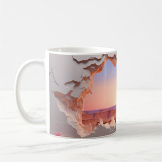 3D Canyon im Dusk-Design Kaffeetasse